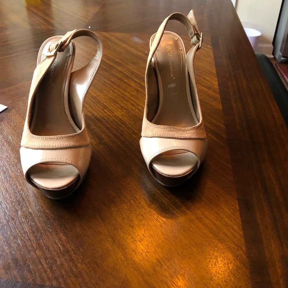 Sling back heels